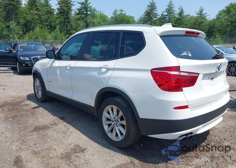 2013 BMW X3 xDrive28I z USA, uszkodzony, nr VIN 5UXWX9C56D0A29589